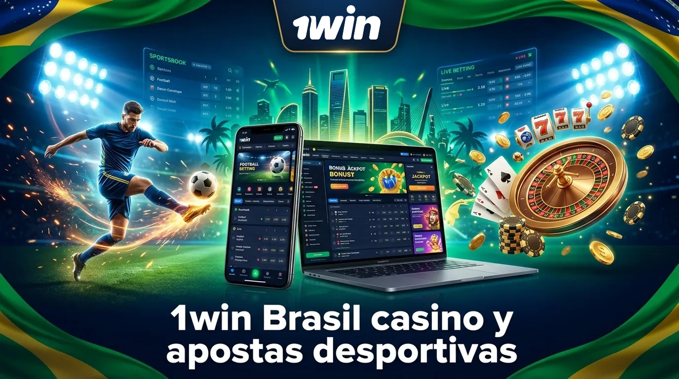 Site de casino e apostas 1win disponível no Brasil
